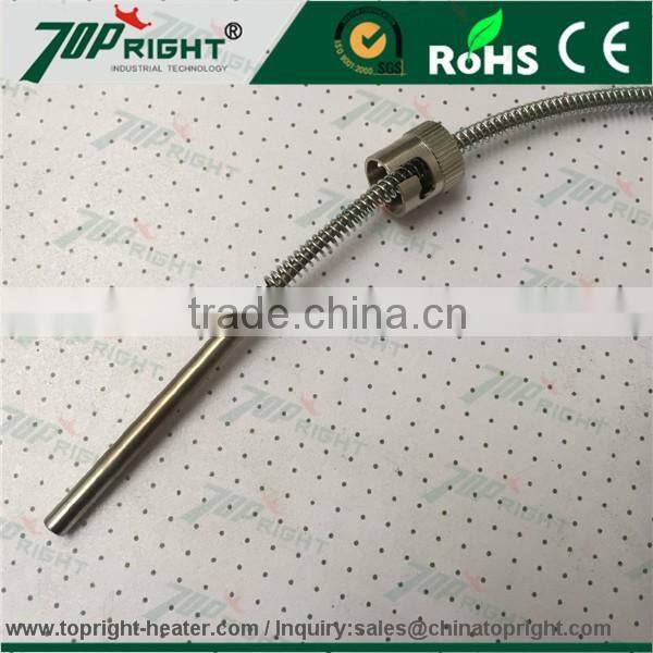 Adjustable Compression Spring Bayonet Cap K Type Thermocouple 2M