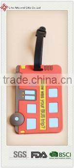 Bus shape airline luggage tag, handbag tag, baggage tag