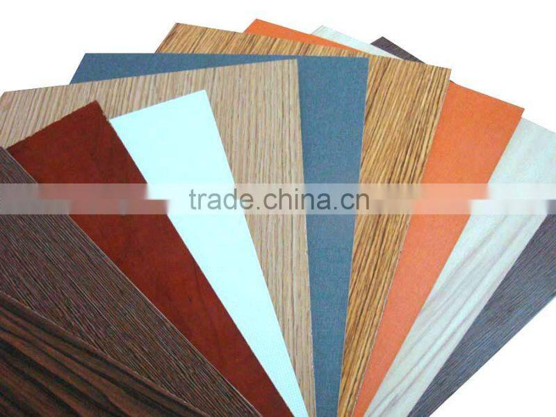 Plain and Malemine faced MDF plywood in furniture grade with best prices from manufacturer