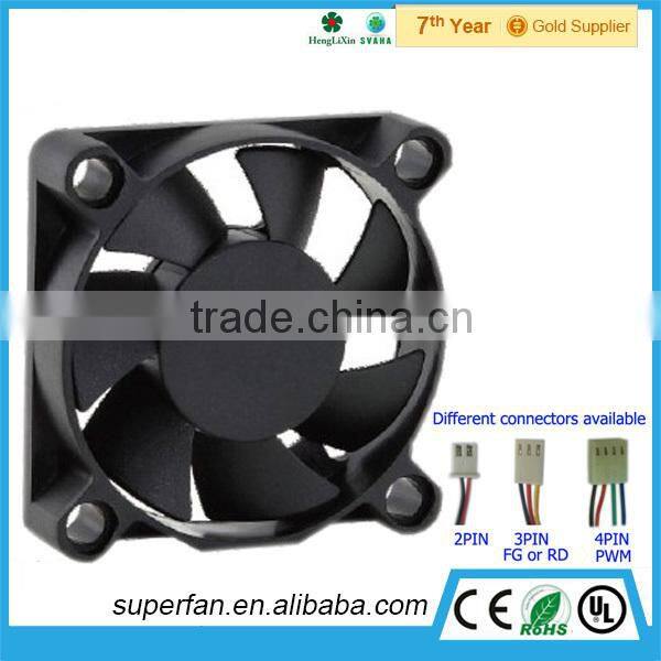 Low Noise 4510 DC Brushless Fan 12v 5v DC Cooling Fan with CE, CCC, UL, ROHS Approved.