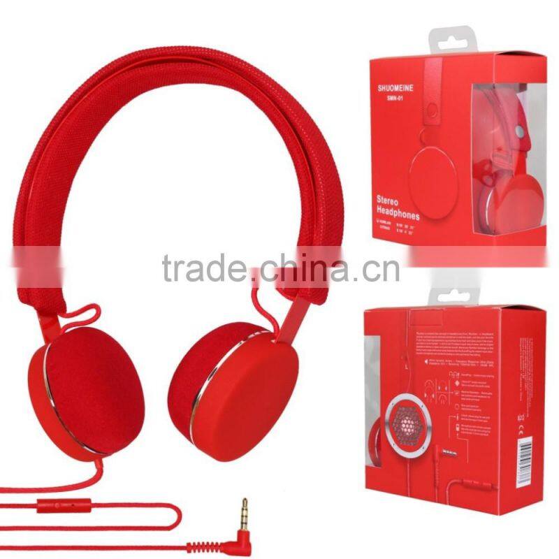 China supplied cheap folding headphone quality earphones