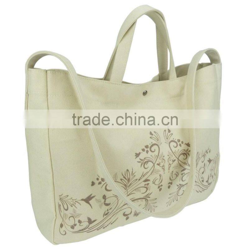 Ningbo Ronhon Premium Gift Bags Canvas Shoulder Messenger Large Size Shopping Bag