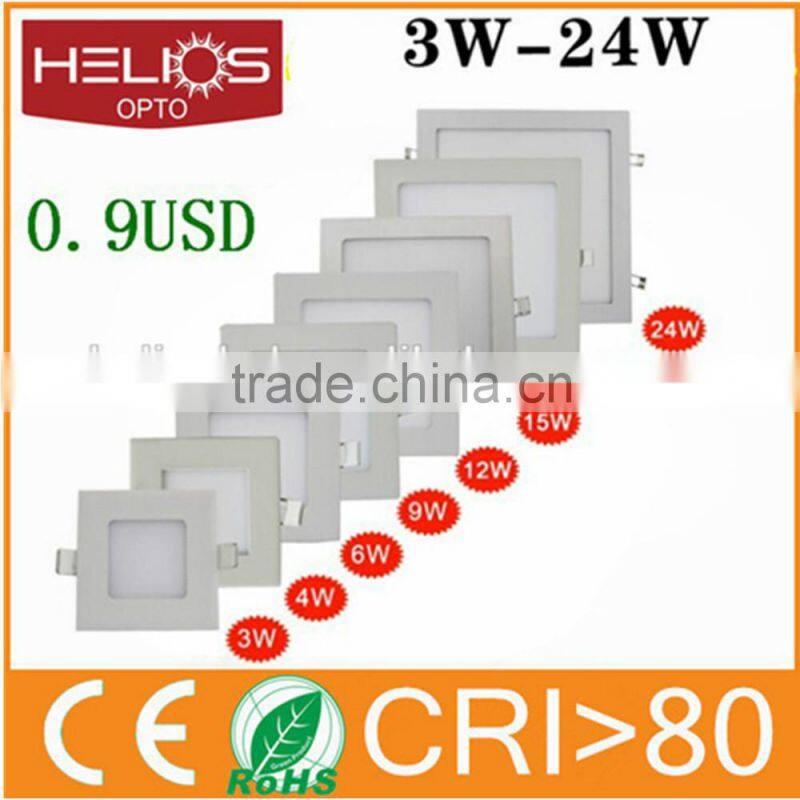 manufacture supply smd 3-24w led panel light alucobond aluminium composite panel price