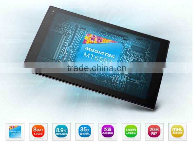 Original PIPO T9 MTK6592 Octa Core 3G Android Tablet PC 2GB RAM 32GB ROM