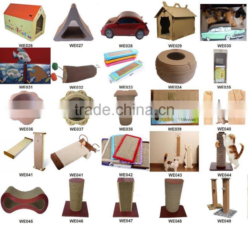 BSCI QQ-pet Factory Hot Cat Scratching Post Green Sisal Cat Tree Toy