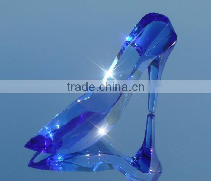 2016 Personalized crystal glass slippers for gifts