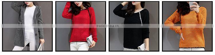 Round Neck New Fashion Sweater Design