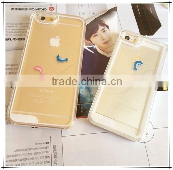 Creative Design Colorful Liquid Phone Case For iPhone 6s 6s Plus