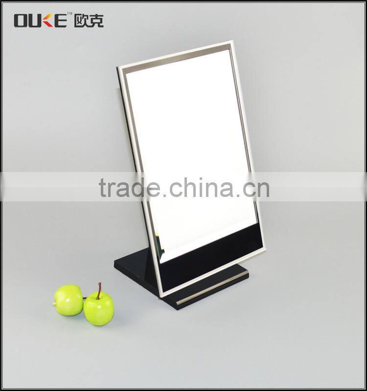 Freestanding rotating personalized Acrylic mirror