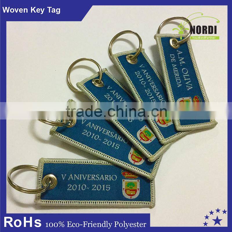Factory direct supply embroidery rfid keychain hot sale