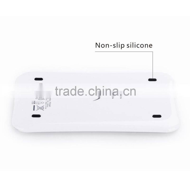 High performance qi wireless charger transmitter for iphone for samsung with no-slip silicone