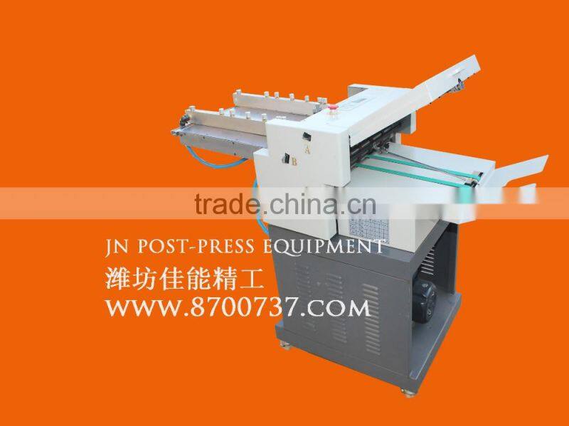 Professional folding machine for paper with imported bearing ZY380