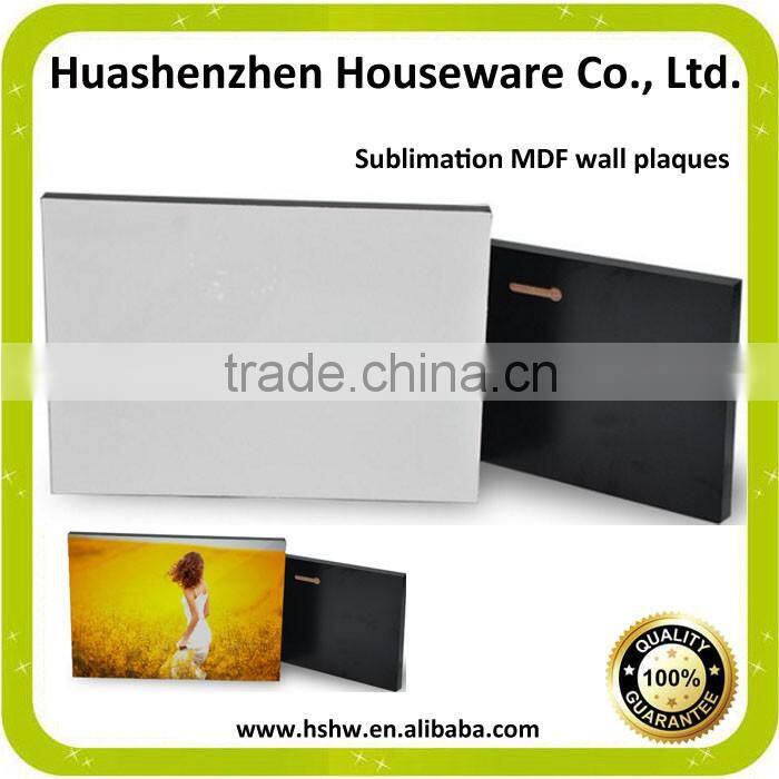 hot sales 4x6" sublimation wooden MDF blank desktop photo plaques