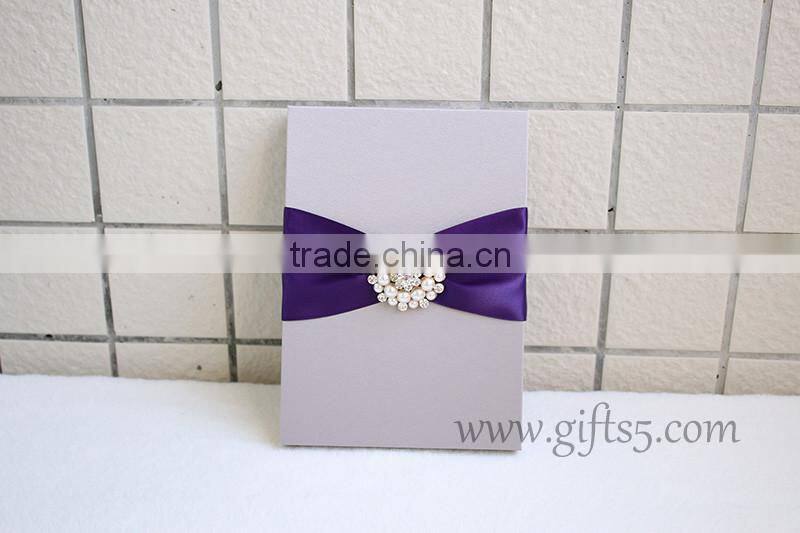 Custom Handmade Luxury wedding invitation boxes for sale