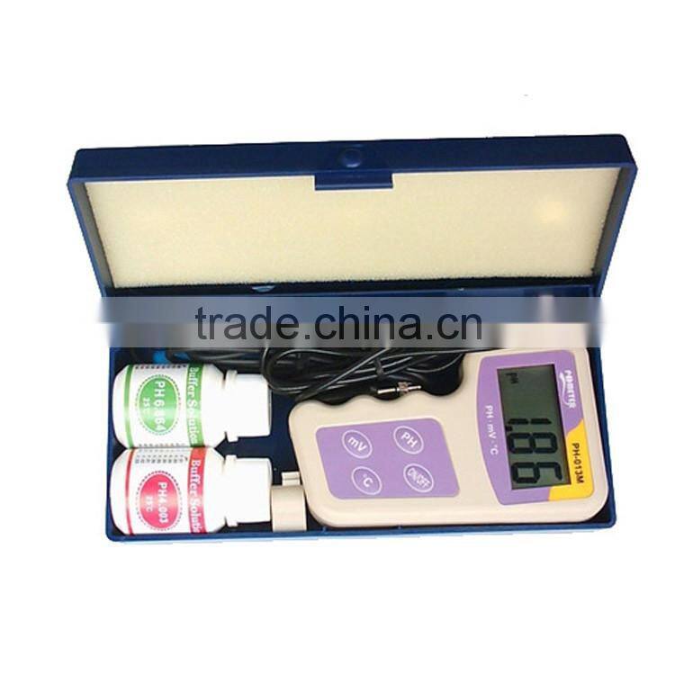 digital Portable tester ph /mV/Temp Meter(with ph and Temp electrode)