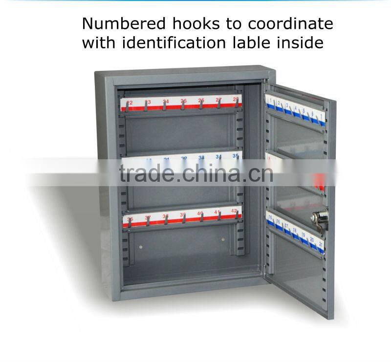 key lock key box with numbered hooks