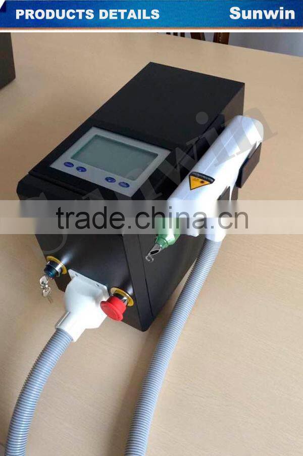 Portable q switched nd yag laser tattoo removal SW-61E