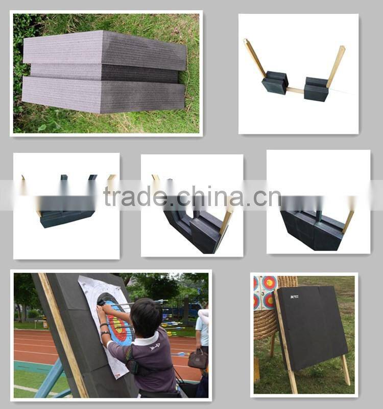9 block style domino shooting archery target