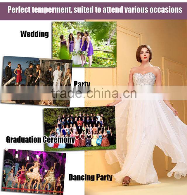 Elegant Backless 2015 Evening Gown Ladies Long Evening Party Wear Gown