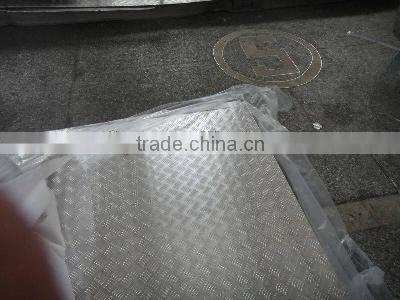 Aluminum checkered sheet diamond pattern 3003