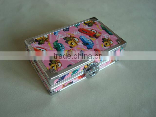 Pencil case magnet,hard case pencil case with PVC panel,branded pencil case