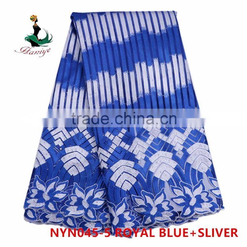 2016 Haniye african tulle lace fabric african tulle, lace fabric price/NYN45