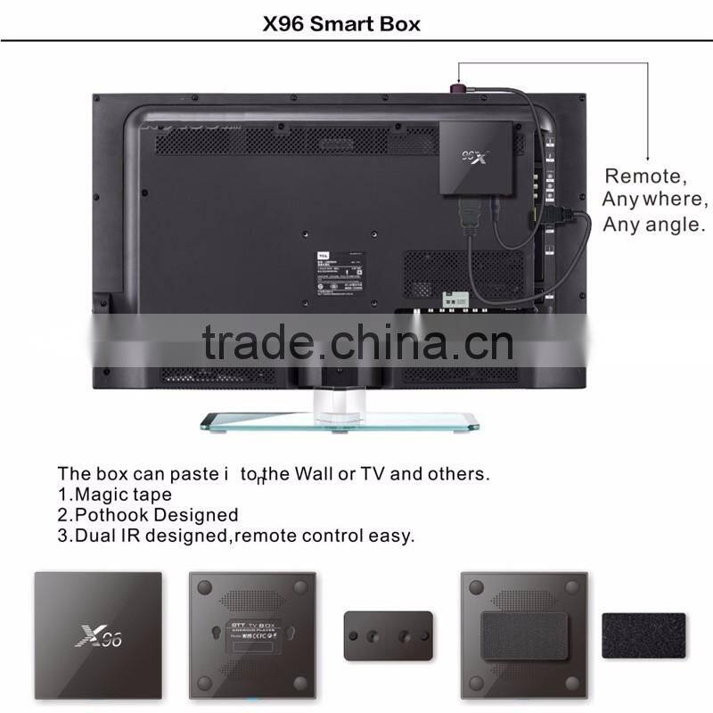 The new STYLE OEM X96 S905X 1G 8G Kodi16.0 smart OTT TV box