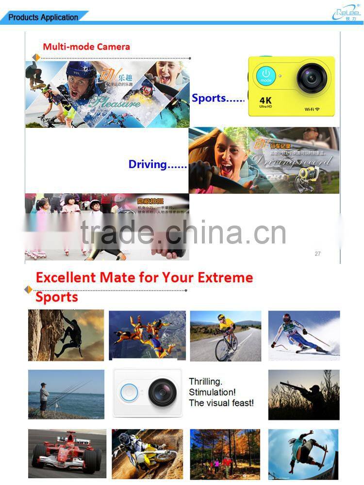 Brand New Real 4k Wifi Full HD 1080P DV Waterfrool Mini Sport Action Camera