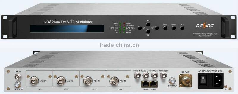ASI in DVB-T2 Rf out digital DVB-T2 modulator