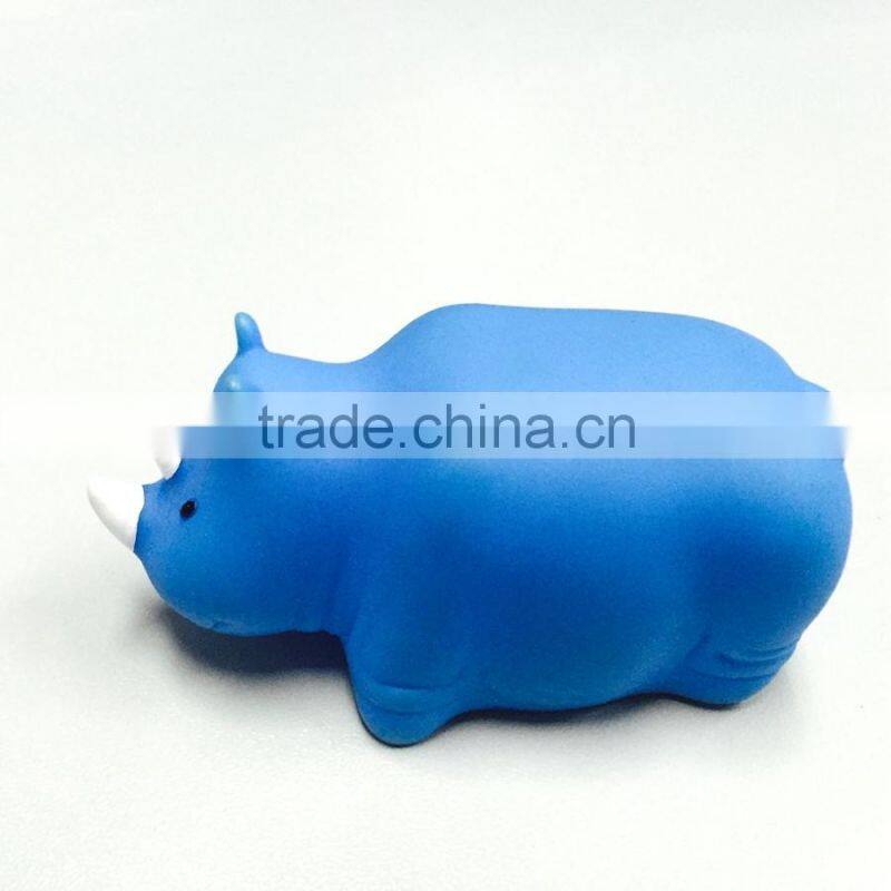 Rhinoceros Bath Toy,Small Plastic Animal Toys