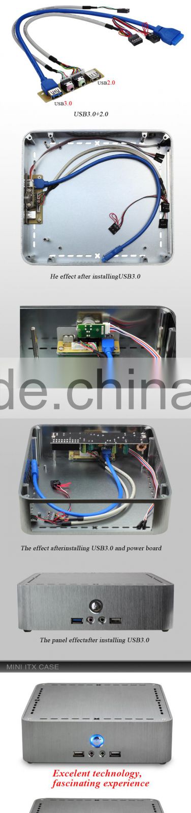 Small case for pc computer/desktop home computer /industrial pc can be DIY from Shenzhen