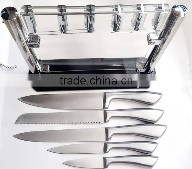 High Quality 5pcs Stainless Steel Kitchen Knives set HY-0610