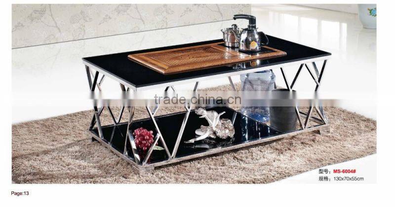 modern cheap glass coffee table for LIving room