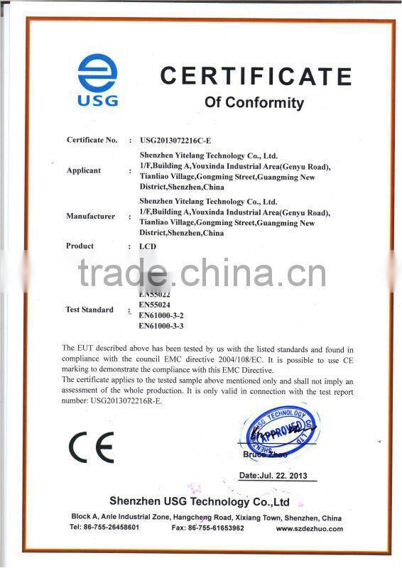 84 inches touch screen monitor/infrared touch screen