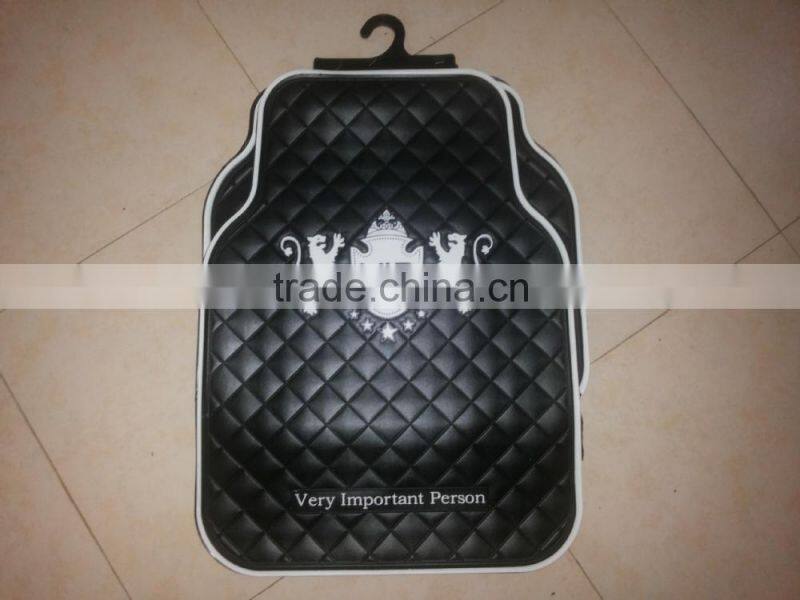 automotive accessories universal with VIP pattern car floor mat