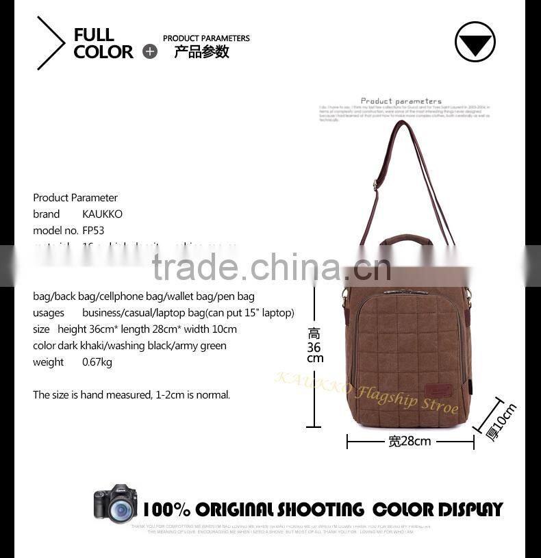 Travel Bag Hanging Army Green Rucksack Back Pack from India