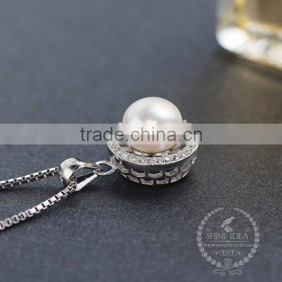 925 sterling silver fresh water pearl necklace fashion women necklace supplies 6360448