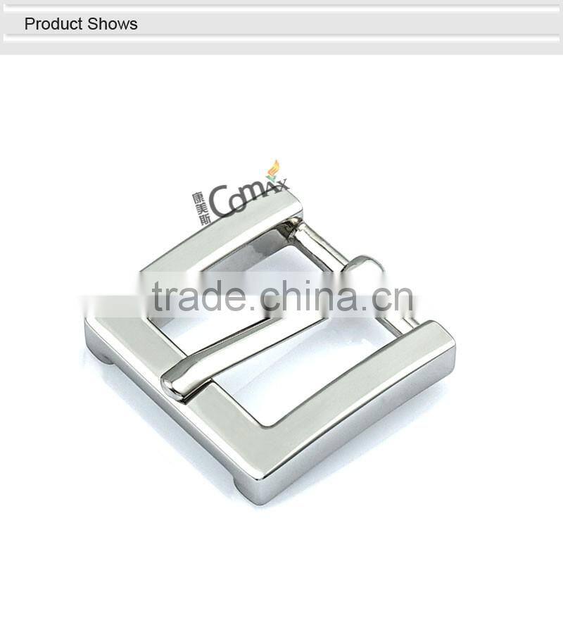 Women cheap silver 27mm metal zinc alloy belt buckle
