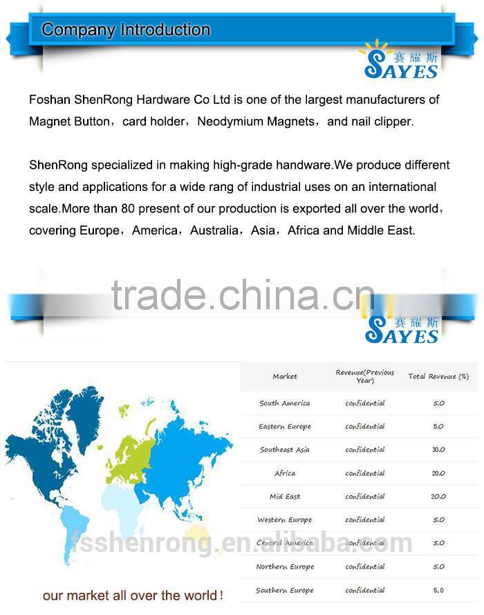 Brushed antique brass bags magnetic snap 18 mm diameter