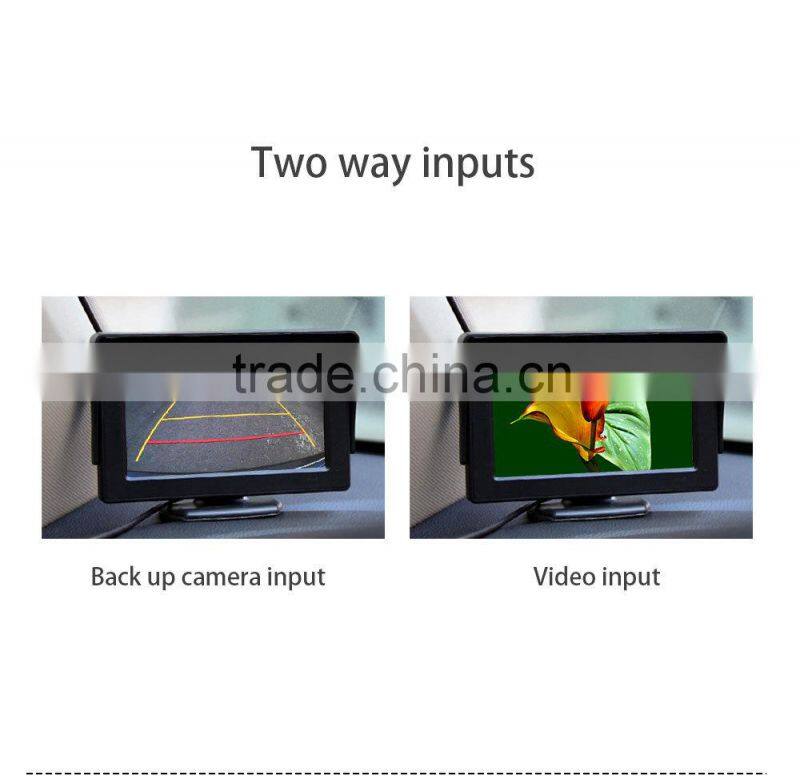 4.3 inch 5 inch TFT LCD Car Monitor / 4.3 LCD Monitor