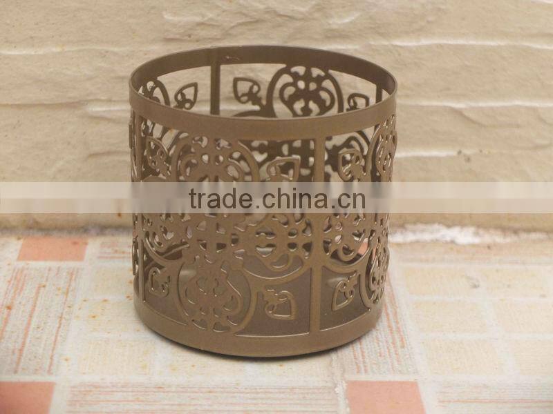 office school supplies wrought iron pen container metal pen holder