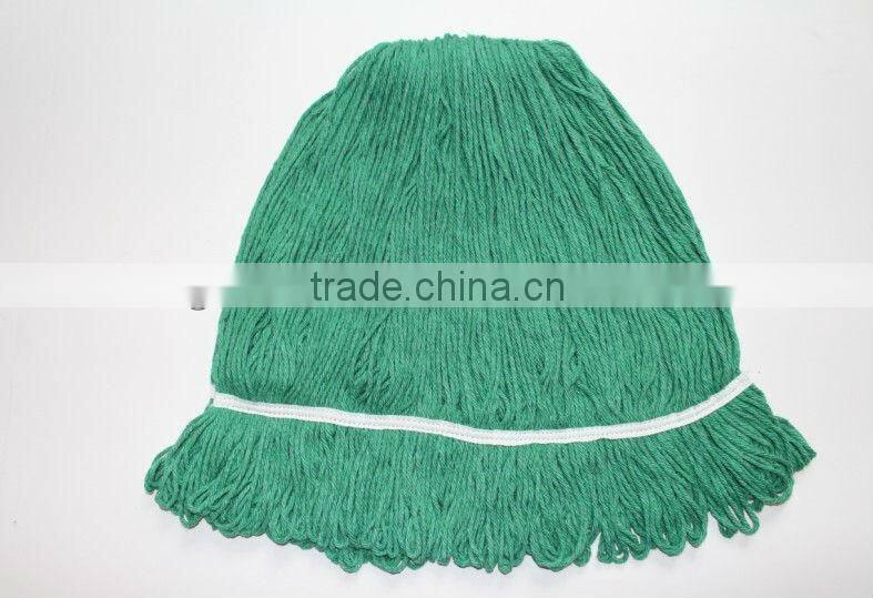 Floor blue microfiber cotton mop head