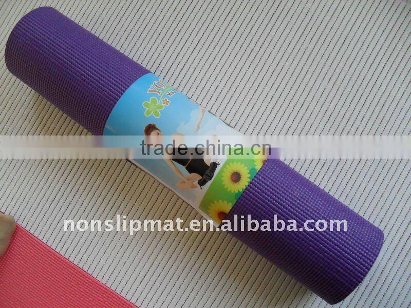 Size 173x61cm PVC anti slip yoga mat