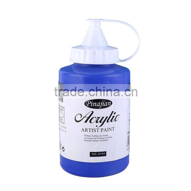 500ml professional artist using fine quality acrylic paint for artist