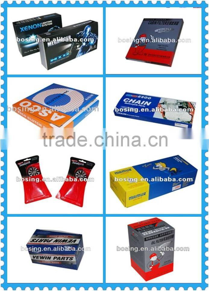 LED light paper packaging box with sponge insert