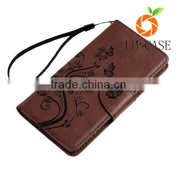 for galaxy s6 edge plus case,wallet design cover pu leather cellphone case for samsung