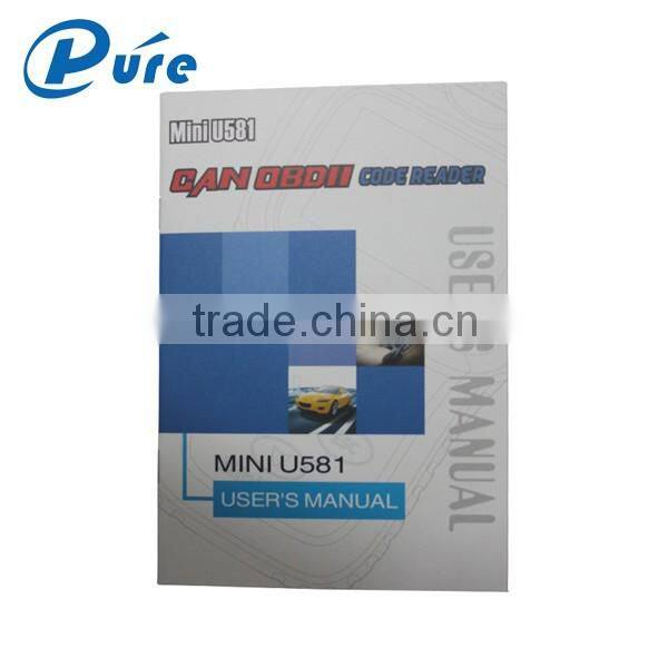 100% original Memoscan Mini U581 CAN OBDII/EOBDII Reader With updating online for multi-language