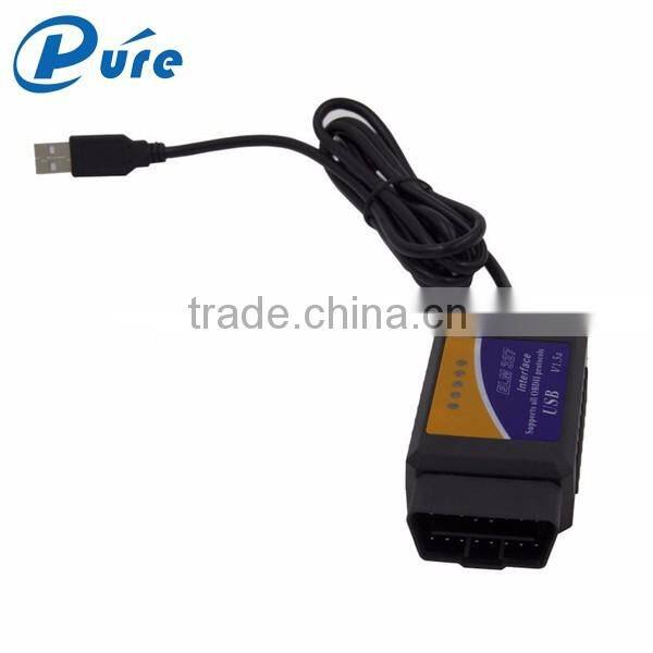 OBD/OBDII scanner elm327 usb car diagnostic tool supports all OBD-II protocols