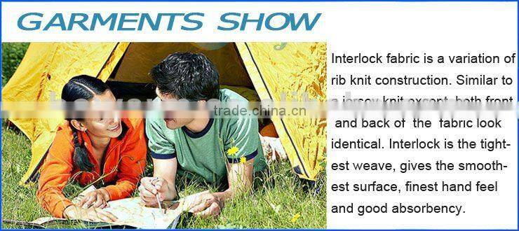 Disperse Dyeing 100% Polyester Interlock Knitted Fabric