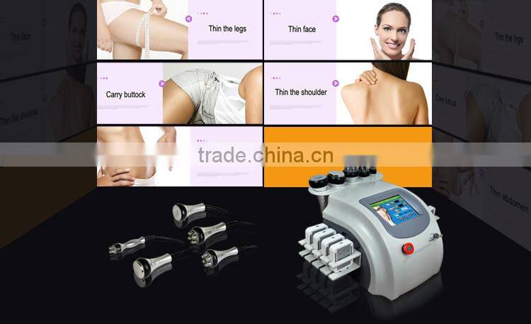 Multifunctional lipo laser weight loss cavitation machine for fat reducton hot sale in salon and spa